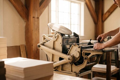 Press at the workshop