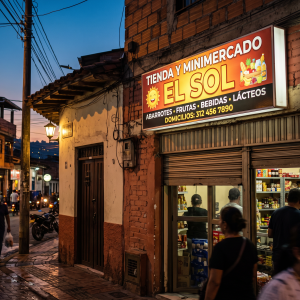 Aviso luminoso - Artes Gráficas Amiga