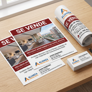 Combo se vende ya inmobiliarias - Artes Gráficas Amiga